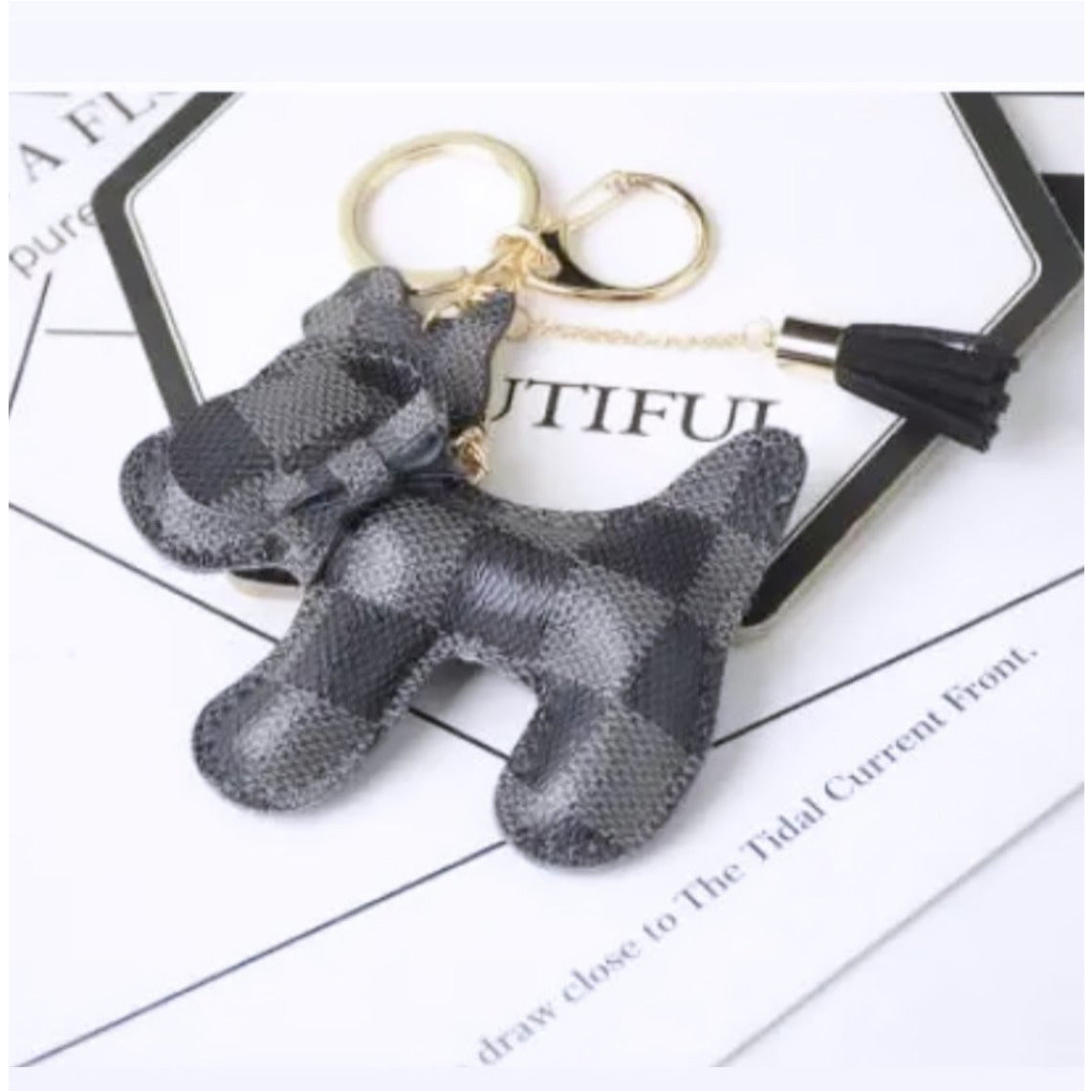 Checkered Key Chain 