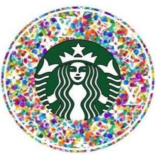 Rainbow LV Personalized Starbucks - Val's Crafty Creations