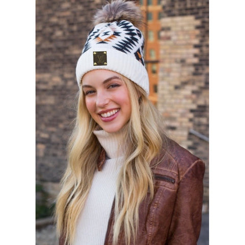 Louis Vuitton Recycled Winter Beanie Pom Pom Hat Tan - $85 New With Tags -  From Katheline